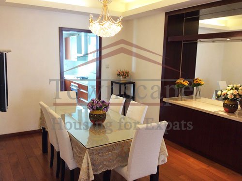 renovated apartment for rent in shanghai Apartment with big balcony for rent in Yanlord Riverside