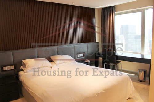 ascott rent shanghai High floor apartment in Ascott on Huaihai Road for rent
