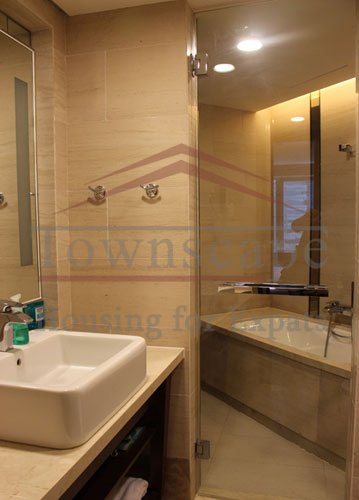 shanghai rent apartment near xintiandi High floor apartment in Ascott on Huaihai Road for rent