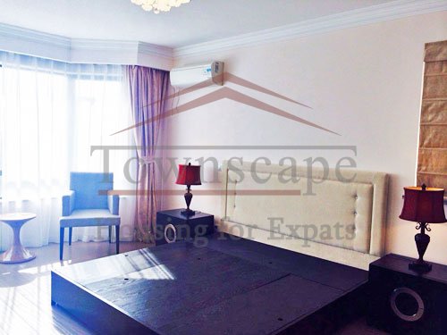 four bedroom rental shanghai High floor and floor heated Joffry Garden apartment with balcony