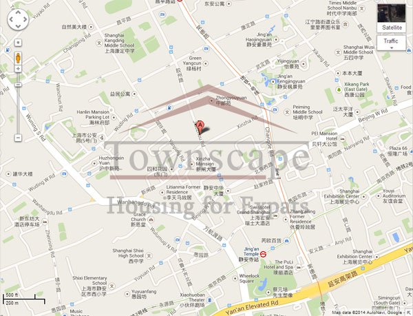 house for rent in jing`an Beautiful renovated lane house with nice terrace