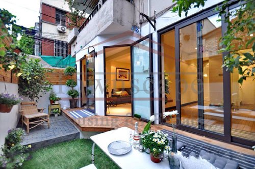 garden house rental shanghai Beautiful renovated lane house with nice terrace