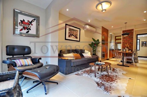 renovated and bright house renting shanghai Beautiful renovated lane house with nice terrace
