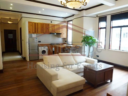 renovated apartment for rent in shanghai Renovate wall heated apartment for rent near Xintiandi