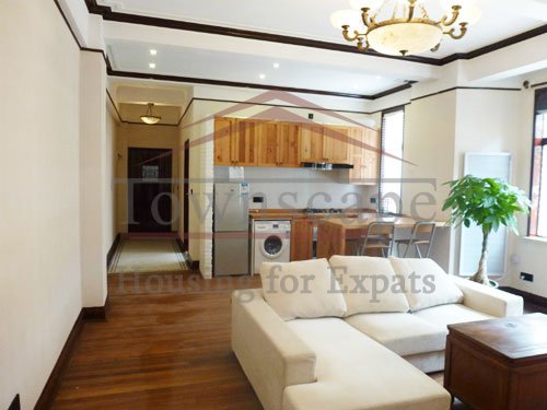 renting in former french concession Renovate wall heated apartment for rent near Xintiandi