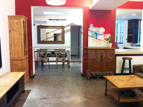 julu road rent in shanghai 2 Floor fancy Lane House with terrace for rent on Julu road