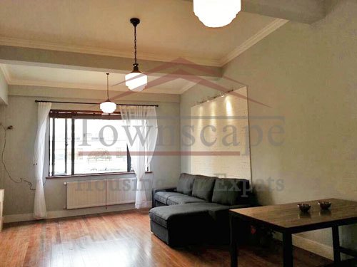 shanghai wall heated flat for rent Unfurnished apartment with terrace and wall heating in the middle of Shanghai