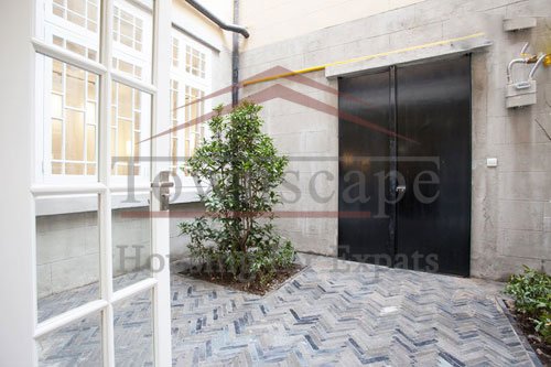 shanghai renting with terrace Renovated and bright old lane house with terrace near Huaihai road
