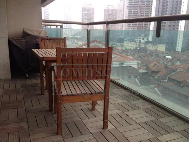 rent apartment with terrace in shanghai 4 BR luxury apartment for rent in Crystal Pavilion in Shanghai