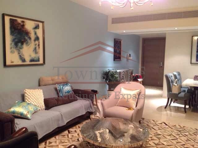 flat for rent with floor heating in pudong River view apartment with floor heating for rent in Pudong