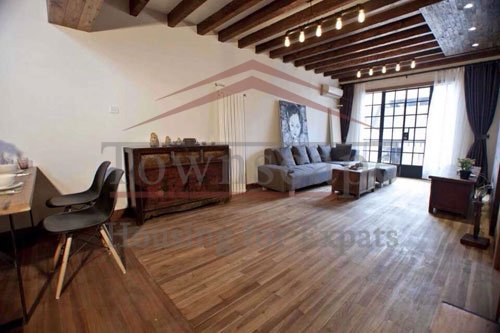 renovated houses rentals in shanghai Duplex lane house for rent near Peoples Square