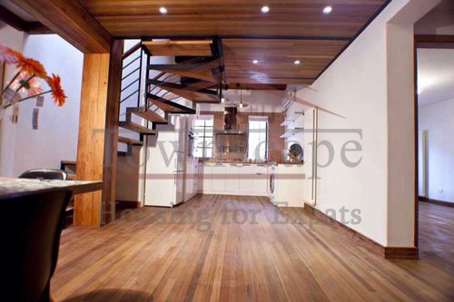 renovated villa for rent in shanghai Duplex lane house for rent near Peoples Square