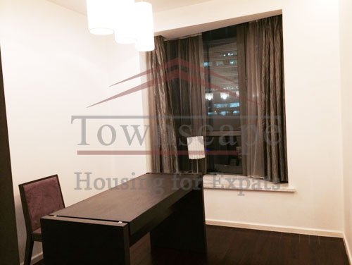apartment with study for rent in shanghai Stylish high floor apartment for rent in Top of City