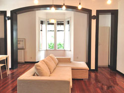 Wall heated apartment with garden near Middle Huaihai road