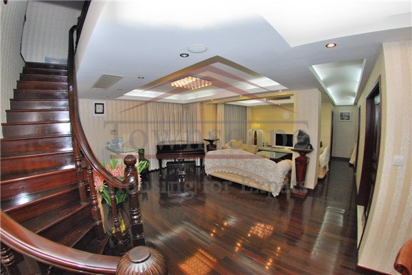 Hongqiao rent flats 2 level modern apartment for rent in Xujiahui
