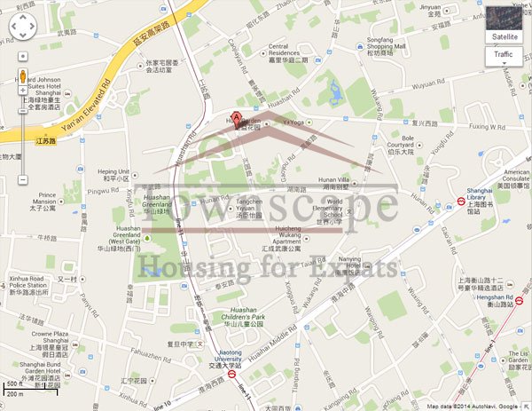 big house for rent in Shanghai Beautiful lane house with garden for rent in French Concession