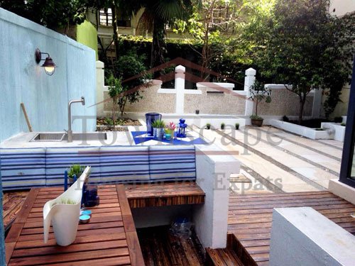 apartment with garden rent shanghai Beautiful lane house with garden for rent in French Concession