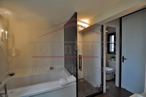 renovated shanghai rentals Fancy 1 BR apartment for rent in Jing