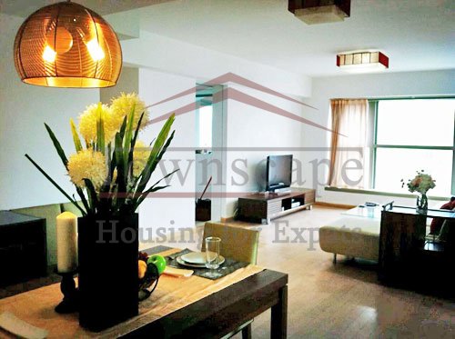 jingan temple renovated apartments High floor apartment for rent in Jingan Temple area