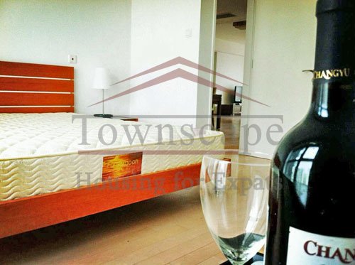 redesigned rentals shanghai High floor apartment for rent in Jingan Temple area
