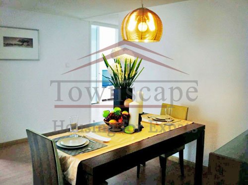high end shanghai renting flats High floor apartment for rent in Jingan Temple area