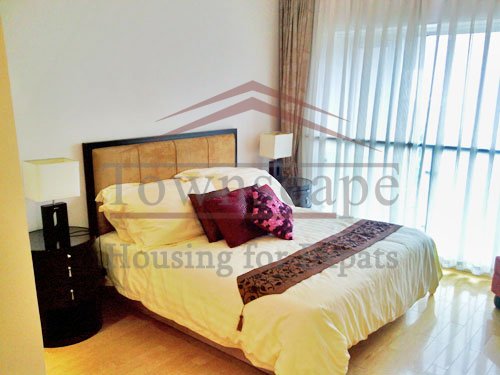 redesigned apartments in pudong for rent Big and bright Shimao Riviera apartment for rent in pudong.