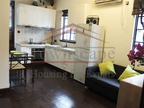 french concession rentals flats 2 level old renovated apartment for rent on Fuxing road