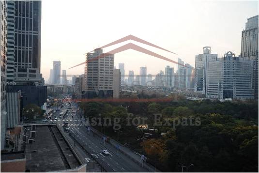 high floor rent apartment shanghai 4 BR nicely renovated big apartment for rent in the middl of Shanghai