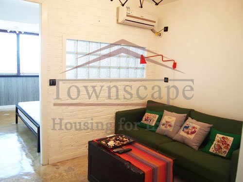 brand new lane house shanghai Nice apartment with floor heating for rent on Middle Huaihai road