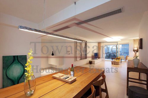former french concession renovated flat rent Luxury and bright apartment with balcony for rent in Central residence