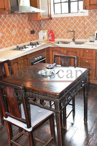 shanghai rentals lanehouse 4 BR Stylish 2 level wall heated apartment for rent near Xintiandi