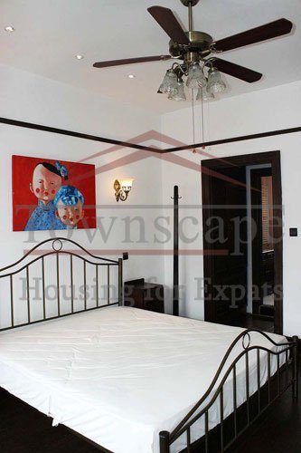 shanghai rent flats 4 BR Stylish 2 level wall heated apartment for rent near Xintiandi