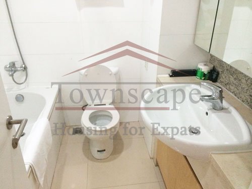 apartments renting shanghai Apartment with terrace for rent in Xujiahui