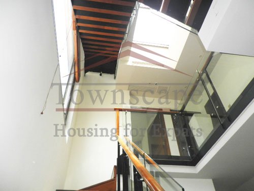 shanghai lakeville for rent Duplex apartment with roof terrace for rent in Lakeville - Xintiandi