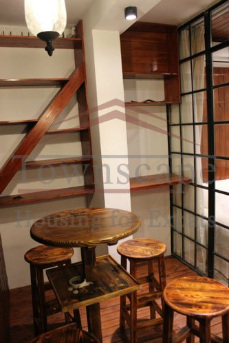 renovated apartment for rent in shanghai Nice old apartment with terrace for rent in French Concession - Shanghai