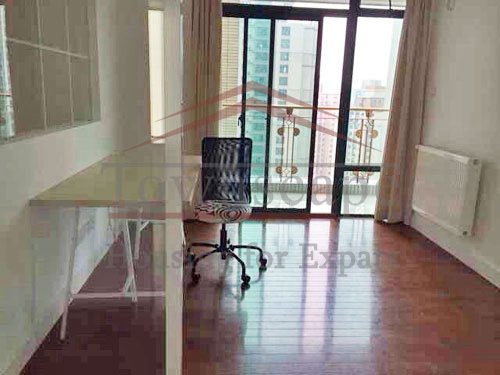 wooden floor apartment in shanghai Renovated apartment in Oriental Manhatta with new furniture