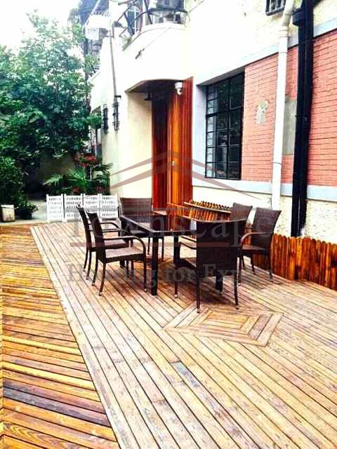 expat housing french concession Private Terrace and Garden apartment in French Concession