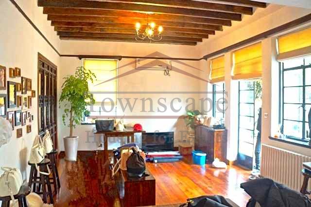 find expat house shanghai Large Family Lane House in French Concession with private deck