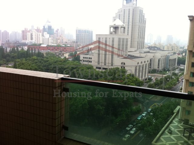 rent ambassy court apartment shanghai Bright expat apartment in French Concession with amazing view