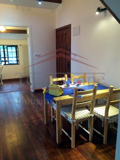 renting apartment shanghai jiaotong university Old lane house apartment with modern decoration & furniture in French Concession