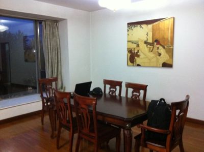 renting family apartment shanghai Family apartment with garden view in Pudong