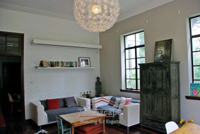 renting modern western apartment shanghai Private house with garden in French Concession