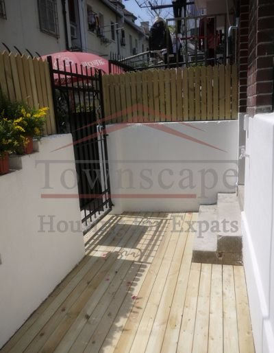 renting western style apartment shanghai Exotic old apartment with modern touch and garden in French Concession