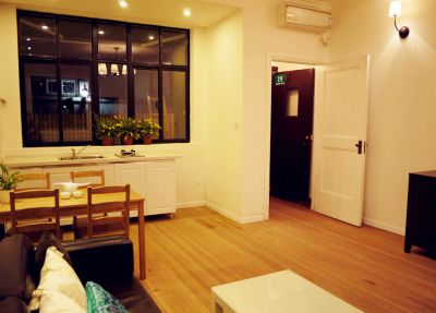 renting one bedroom apartment shanghai Exotic old apartment with modern touch and garden in French Concession