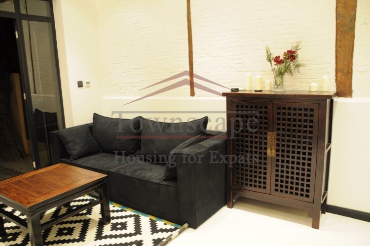 furnitured apartment shanghai Unique Apartment with private garden in French Concession