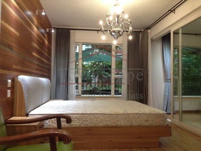 rent furniture apartment shanghai Expat friendly private garden apartment in French Concession