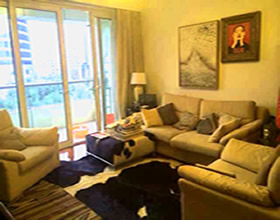 shanghai apartment with health club spacious Edific Apartment 120sqm for 2br on Jiangsu metro station