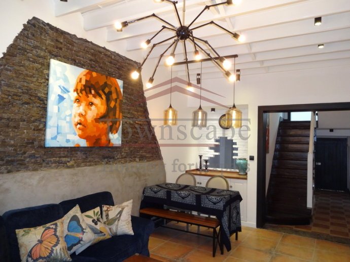 rent exclusive lane house shanghai french concession Spacious Roof terrace house in French concession
