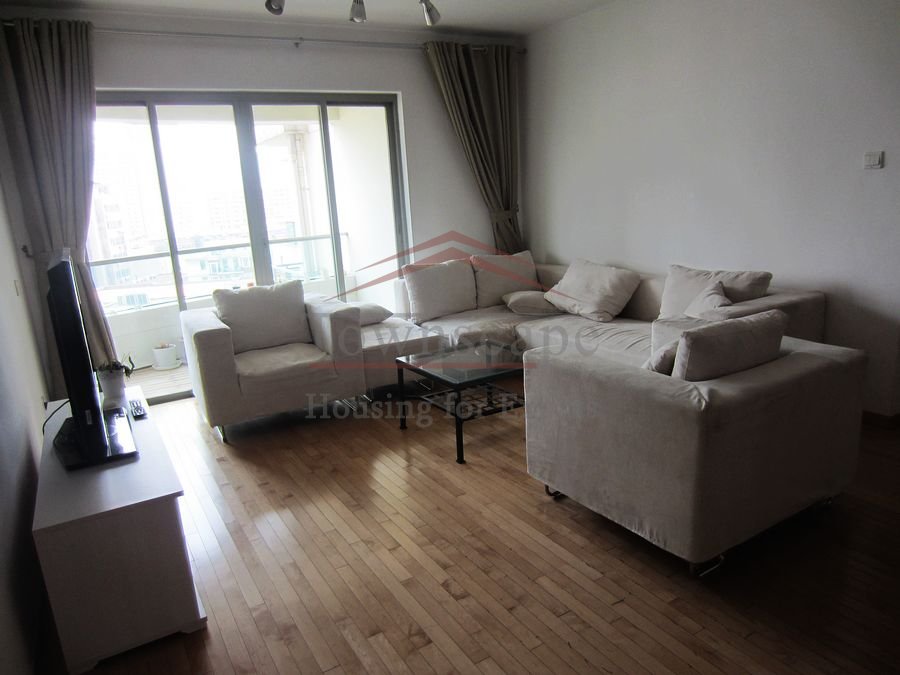 rent hardwood apartment shanghai lovely and bright 3 bedroom apartment in Jing