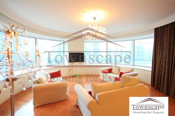 nice view apartment shanghai luxury serviced apartment Lujazui skyline mansion